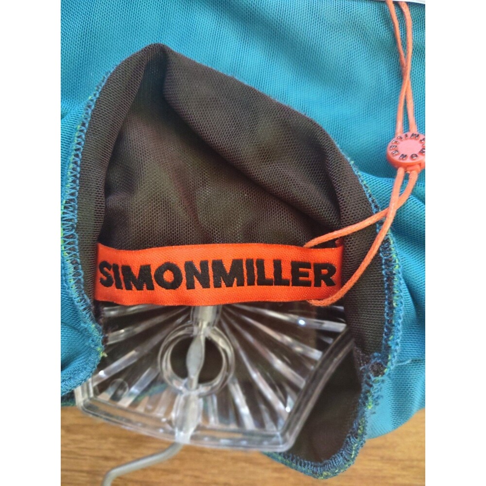 Simon Miller | NWT Teal Green Mesh High Neck Long Sleeve 90s Y2K Top Size Small - Picture 3 of 8